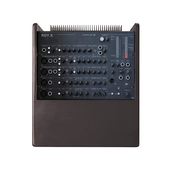 Schertler ROY-X - 7-Channel 450W Acoustic Amplifier (Wood Finish)