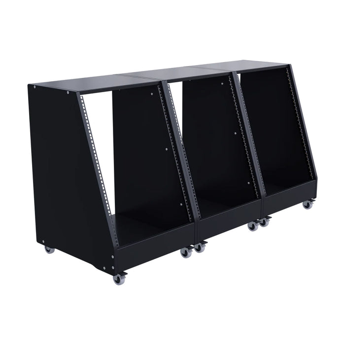 Buso Audio Rack and Roll Triple - Professional Mobile Triple Rack