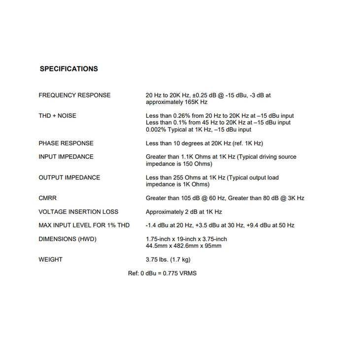 ART S8-3Way - Eight Channel 3-Way Mic Splitter