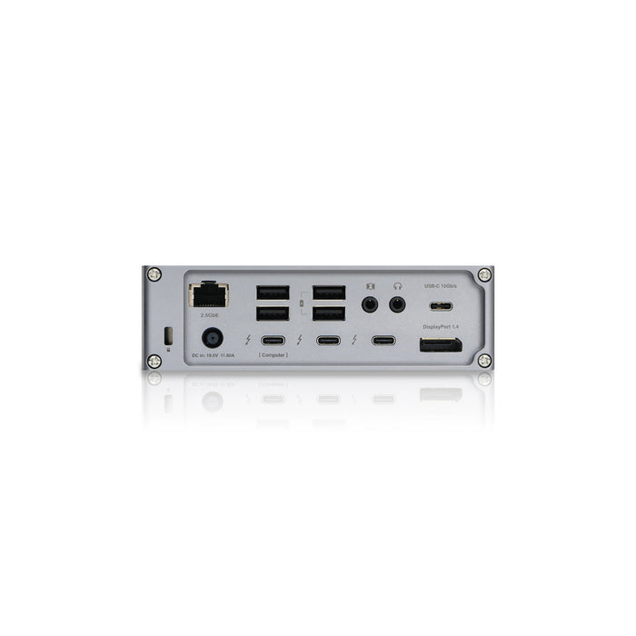 Caldigit TS4 - 18 Ports, 98W Charging, 3x Thunderbolt 4 (40Gb/s), 3x USB-C (10Gb/s), 5x USB-A (10Gb/s), DisplayPort 1.4, 2.5GbE, SD & microSD UHS-II