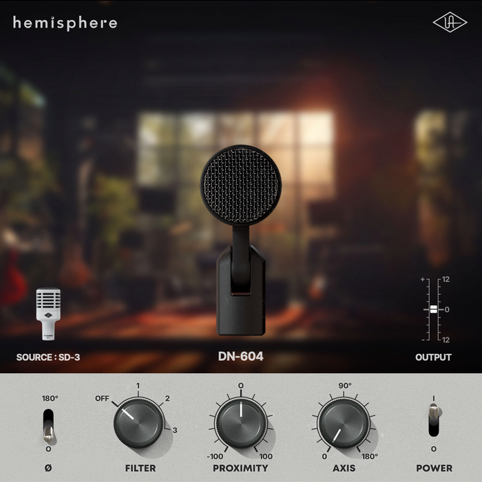 Universal Audio SD-3 Dynamic Microphone with Hemisphere Modeling