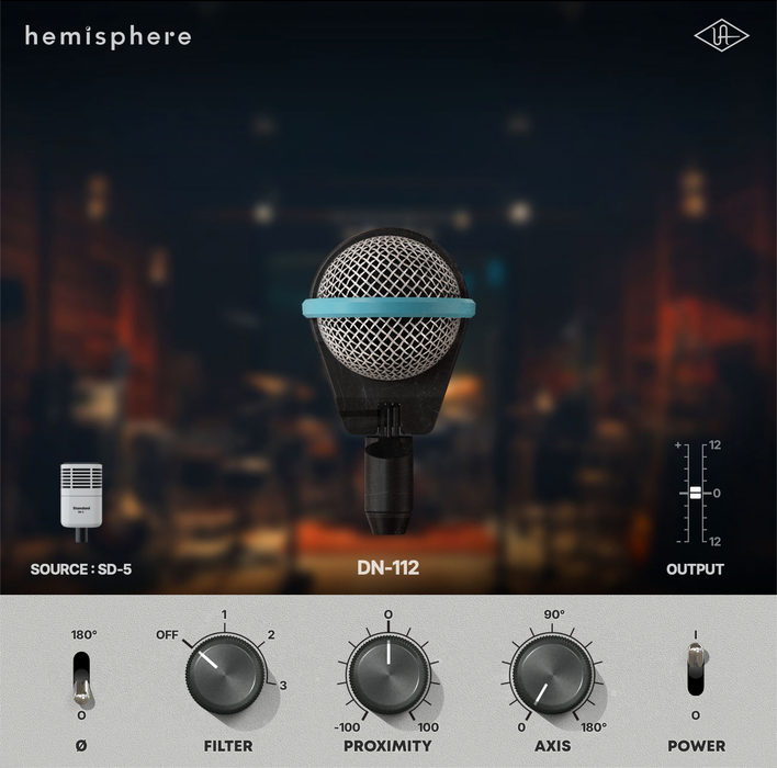 Universal Audio SD-5 Dynamic Microphone with Hemisphere Modeling