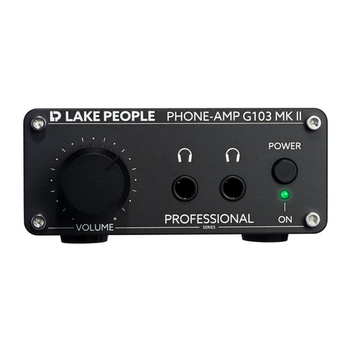 Lake People G103-P MKII Headphone Amp, balanced input L/R XLR, 2x
(1/4? jack unbalanced)