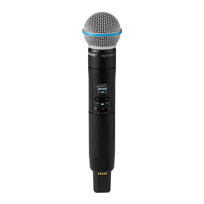 Shure SLXD24D+/B58 - Dual Wireless Handheld System with 2x Beta 58A Microphones