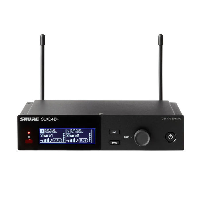 Shure SLXD24D+/B58 - Dual Wireless Handheld System with 2x Beta 58A Microphones