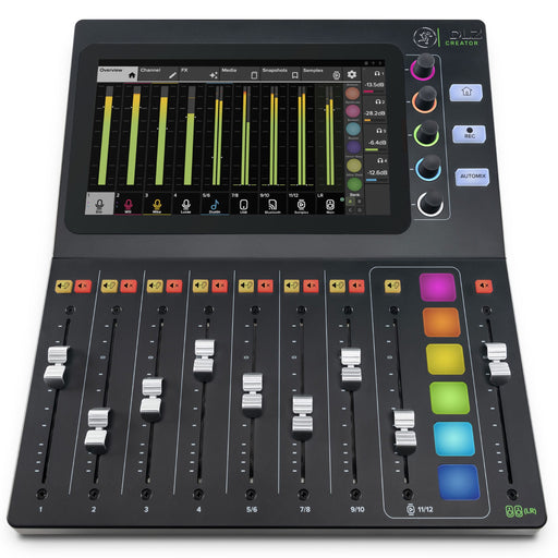 Mackie DLZ Creator - Adaptive Digital Mixer for Podcasting and Streaming.