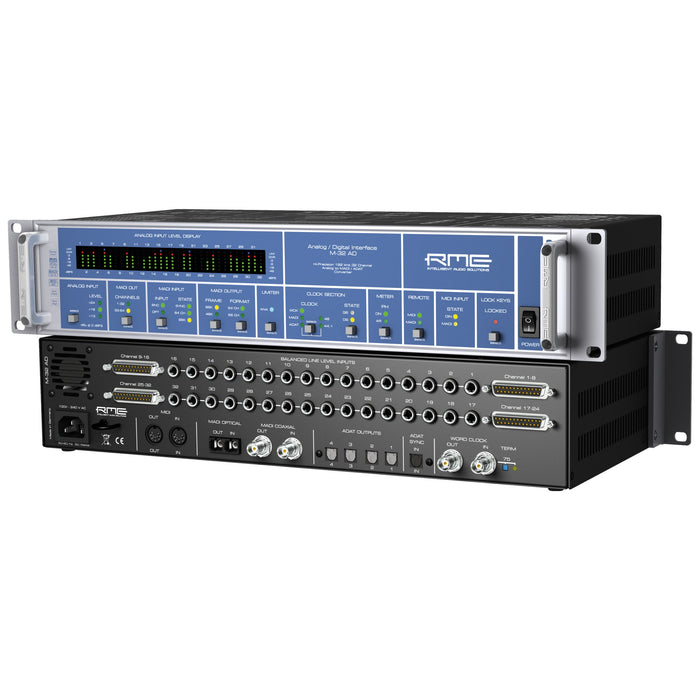 RME M-32 AD Pro II - High-End 32-Channel 192 kHz AD Converter with MADI and AVB