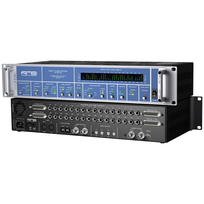 RME M-32 DA Pro II - High-End 32-Channel 192 kHz DA Converter with MADI and AVB
