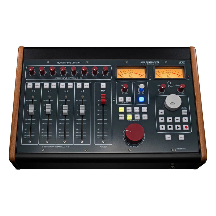 Rupert Neve Designs 5060 Centerpiece desktop mixer, Shelford Blue, front