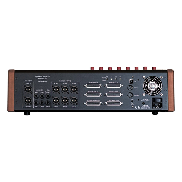 Rupert Neve Designs 5060 Centerpiece desktop mixer, rear panel connections