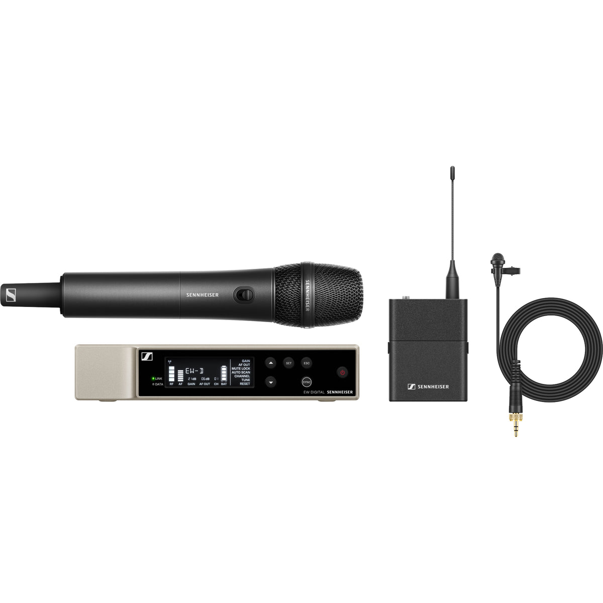 Sennheiser EW D ME2 835 S Set S1 7 Wireless Lavalier and