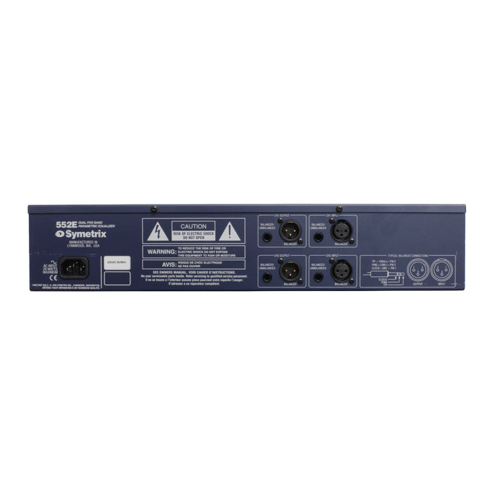 Symetrix 552E - 5 Band Stereo Parametric EQ - Used