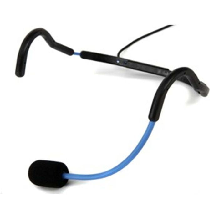 Trantec MIC-SJ66-BL - HM-66 Headset, sweat resistant aerobic-type, blue