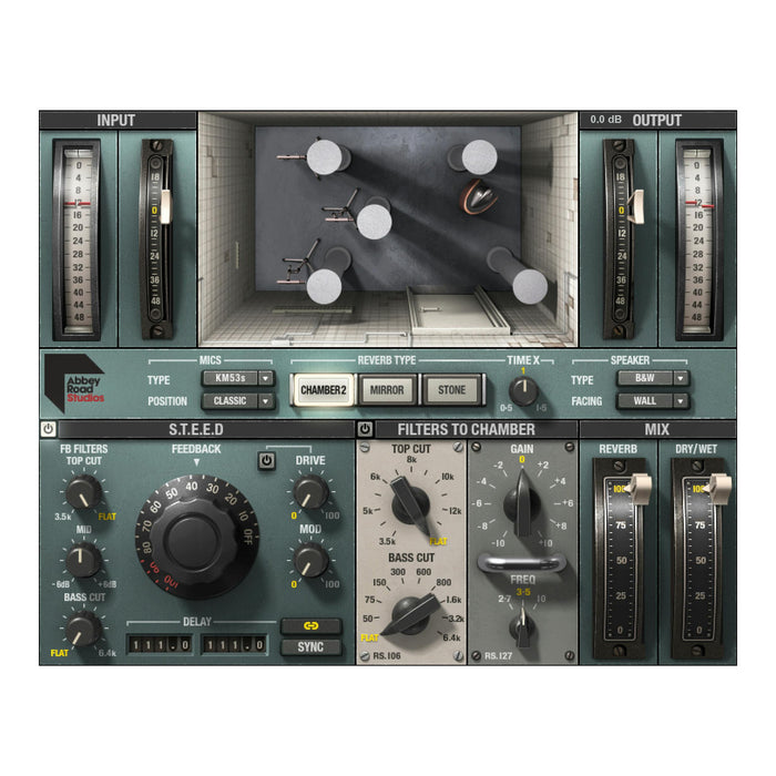 Waves Abbey Road Chambers plugin interface