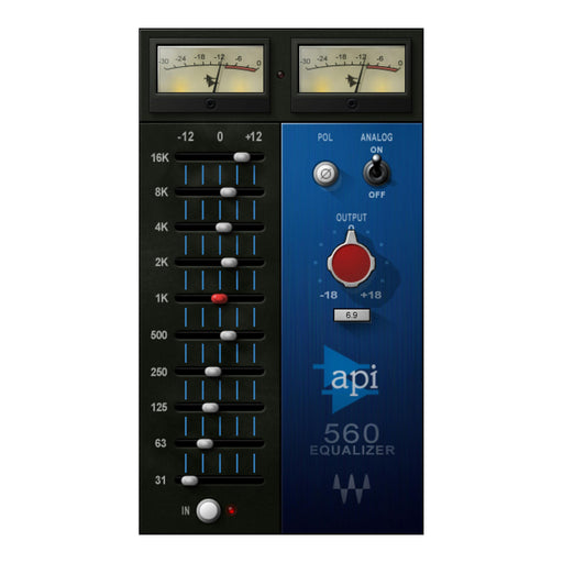 Waves API 560 plugin interface