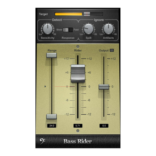 Waves Bass Rider plugin interface