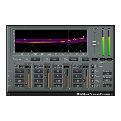Waves C4 plugin interface