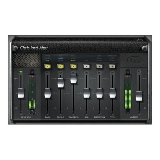 Waves CLA Bass plugin interface