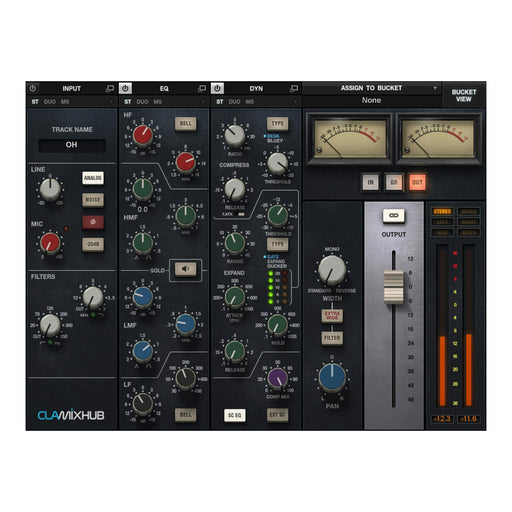 Waves CLA MixHub plugin interface