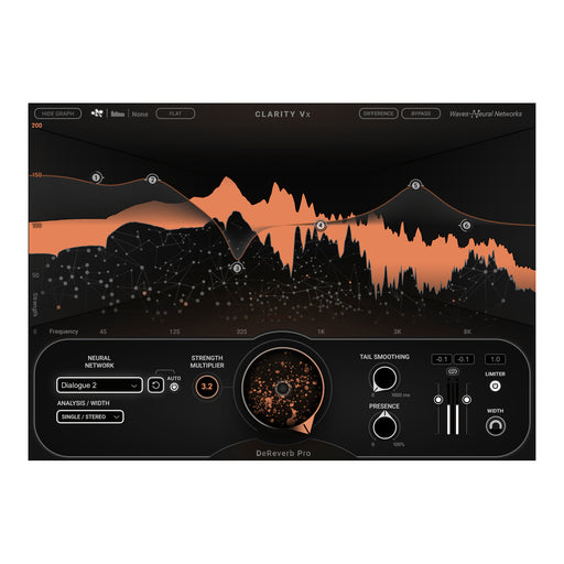 Waves Clarity Vx DeReverb Pro plugin interface