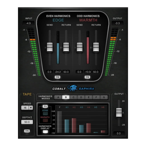 Waves Cobalt Saphira plugin interface