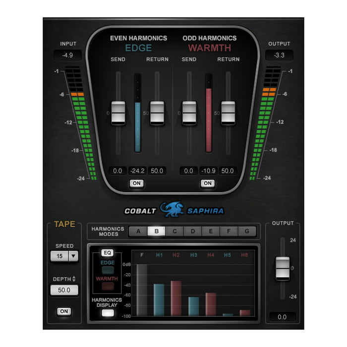 Waves Cobalt Saphira plugin interface