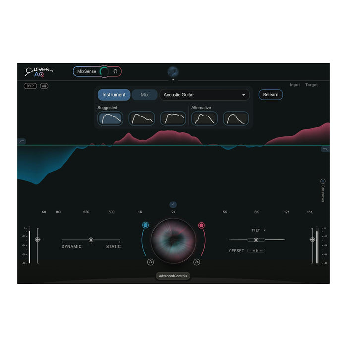 Waves Curves AQ plugin interface
