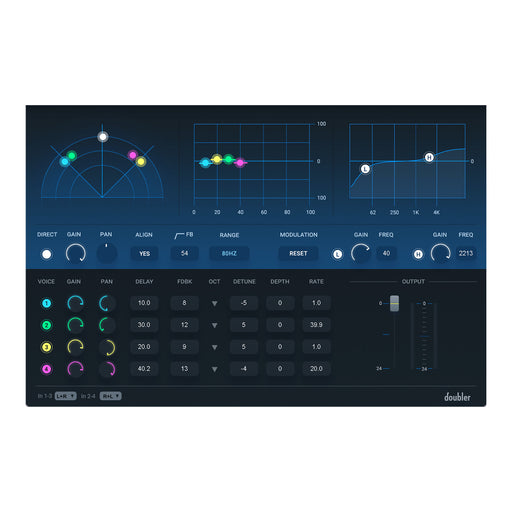 Waves Doubler plugin interface