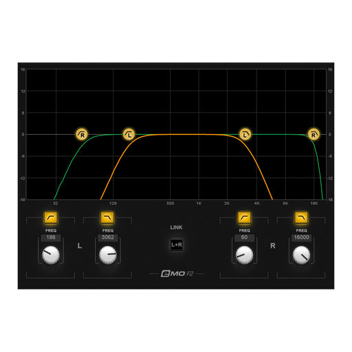 Waves eMo F2 Filter plugin interface
