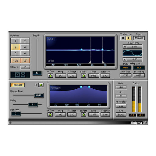 Waves Enigma plugin interface