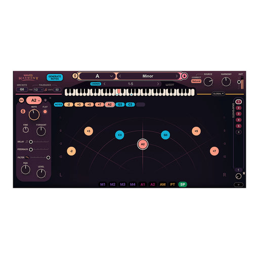 Waves Harmony plugin interface
