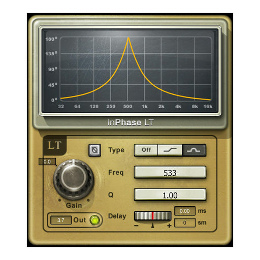 Waves InPhase LT plugin interface