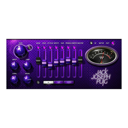 Waves JJP Bass plugin interface