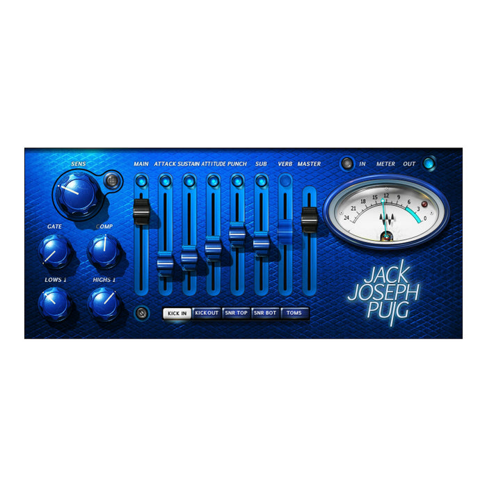 Waves JJP Drums plugin interface