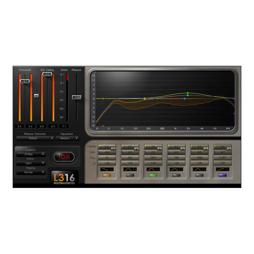 Waves L3-16 Multimaximizer plugin interface