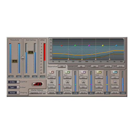Waves L3 Multimaximizer plugin interface