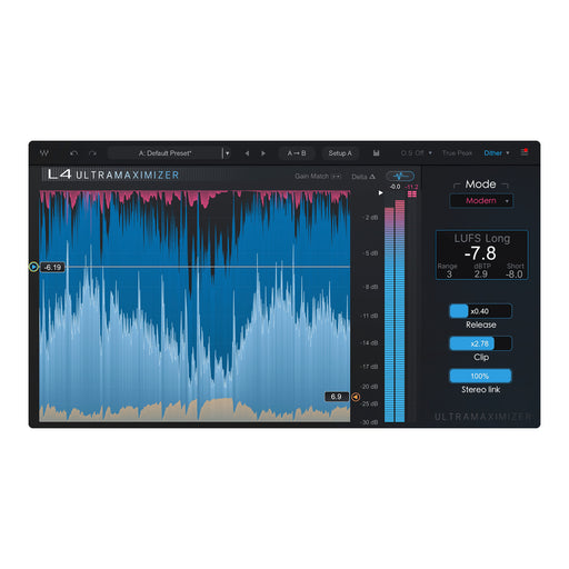 Waves L4 Ultramaximizer plugin interface