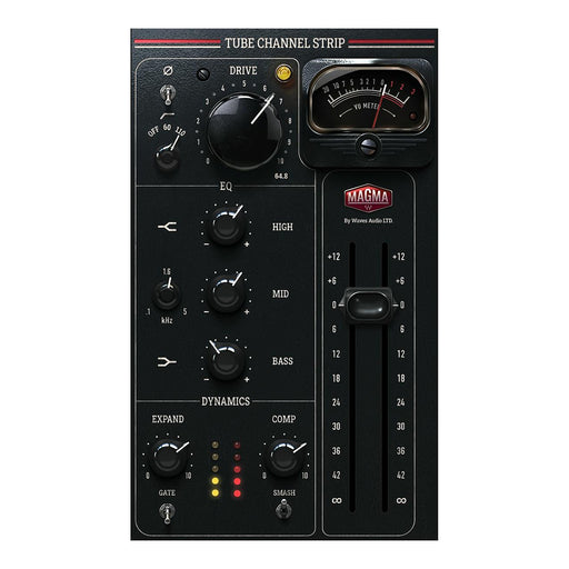 Waves Magma Tube Channel Strip plugin interface