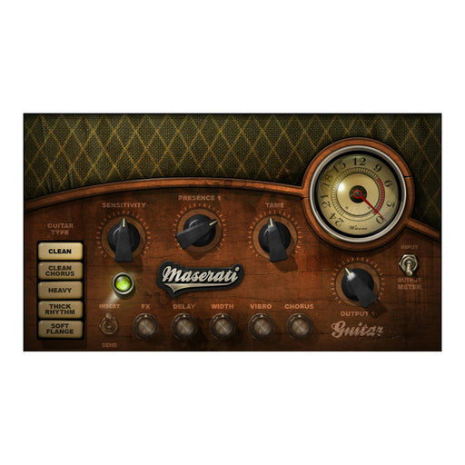 Waves Maserati GTi plugin interface