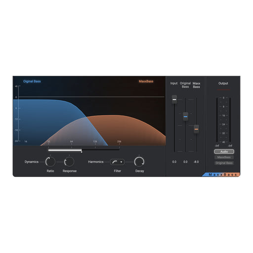 Waves MaxxBass plugin interface