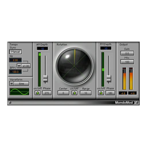 Waves MondoMod plugin interface
