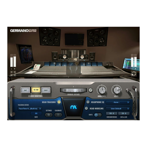 Waves Nx Germano Studios New York plugin interface