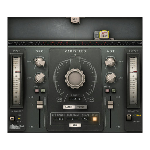 Waves Abbey Road Reel ADT plugin interface