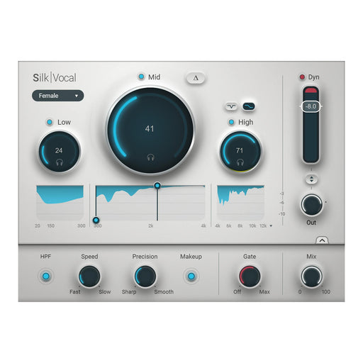 Waves Silk Vocal plugin interface