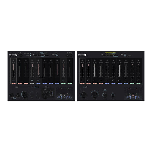 Waves Spherix Immersive Compressor and Limiter plugin interface