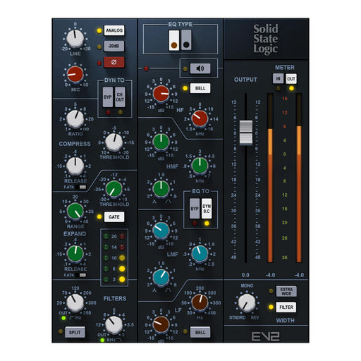 Waves SSL EV2 Channel plugin interface