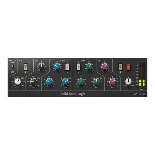 Waves SSL G-Equalizer plugin interface