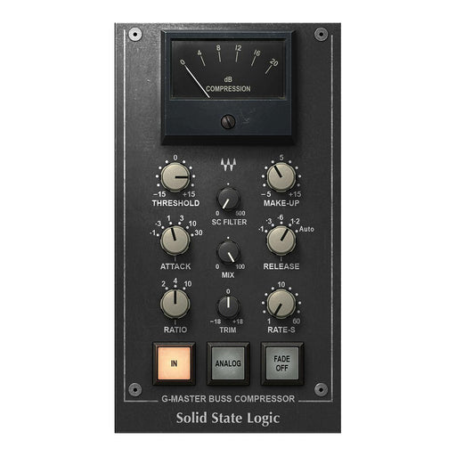 Waves SSL G-Master Buss Compressor plugin interface