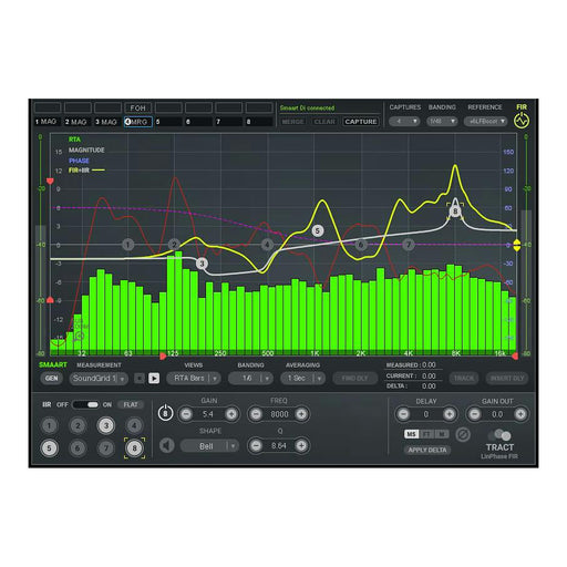 Waves TRACT System Calibration plugin interface