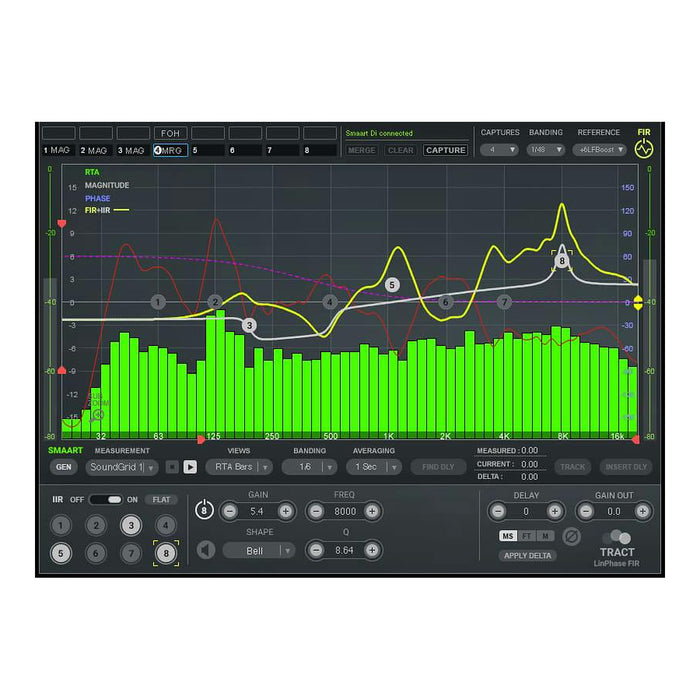 Waves TRACT System Calibration plugin interface